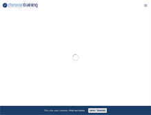 Tablet Screenshot of chevrontraining.ie